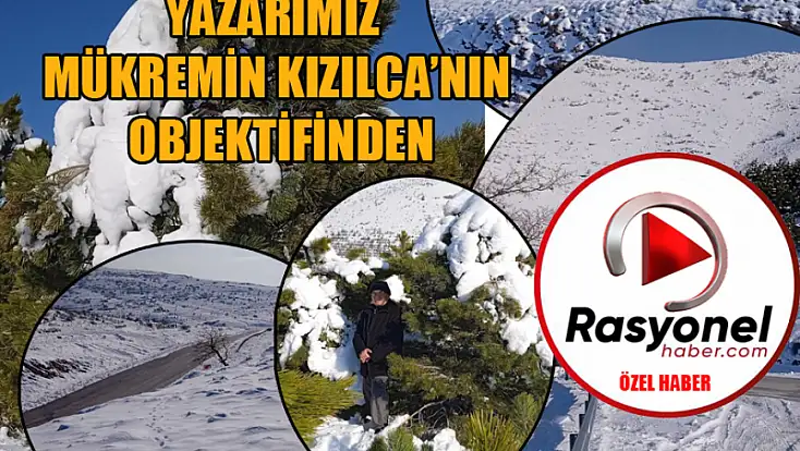 Konya merkeze kar yok ama yaylalar beyaza büründü