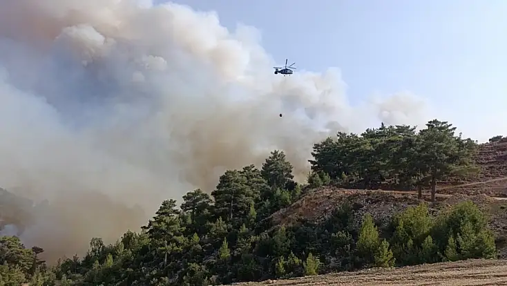 Mersin'deki Dev Orman Yangınına Konya'dan Takviye Ekipler Gönderildi! Mahalleler Boşaltılıyor