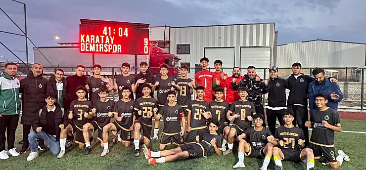 Karatay Belediyespor Yoluna Doludizgin Devam Ediyor