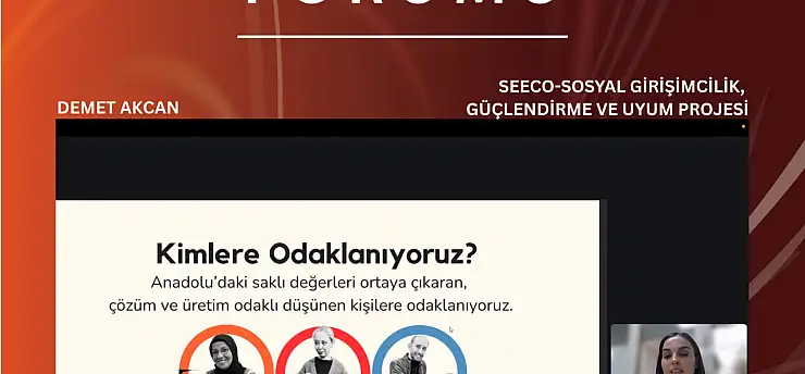 Sia Yürütücülüğünde '4. Sosyal Kalkınma Forumu' Gerçekleştirildi