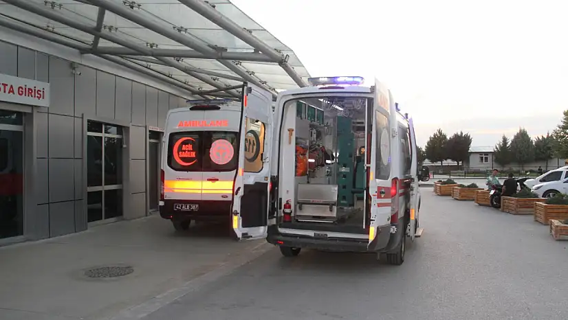 Beyşehir'de akıma kapılan inşaat işçisi yaralandı