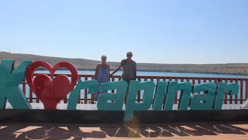 Fransız çift 15 yıl sonra tekrar Karapınar'a geldi