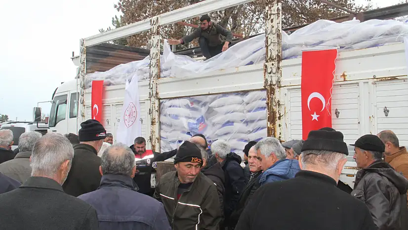 Konya'da çiftçiye 318 tonluk nohut tohumu desteği