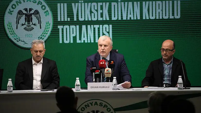 Konyaspor'da 3. Yüksek Divan Kurulu toplantısı yapıldı