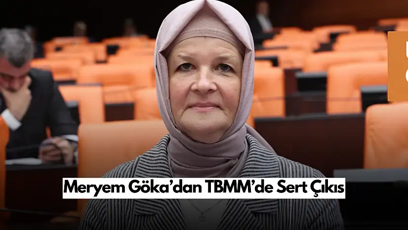 Meryem Göka'dan TBMM'de Sert Çıkış