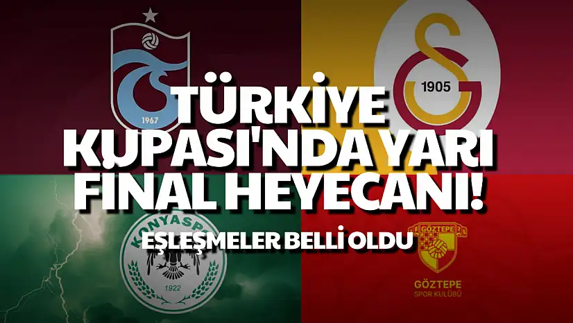 Türkiye Kupası'nda yarı finalistler belli oldu, İşte Konyaspor'un Rakibi