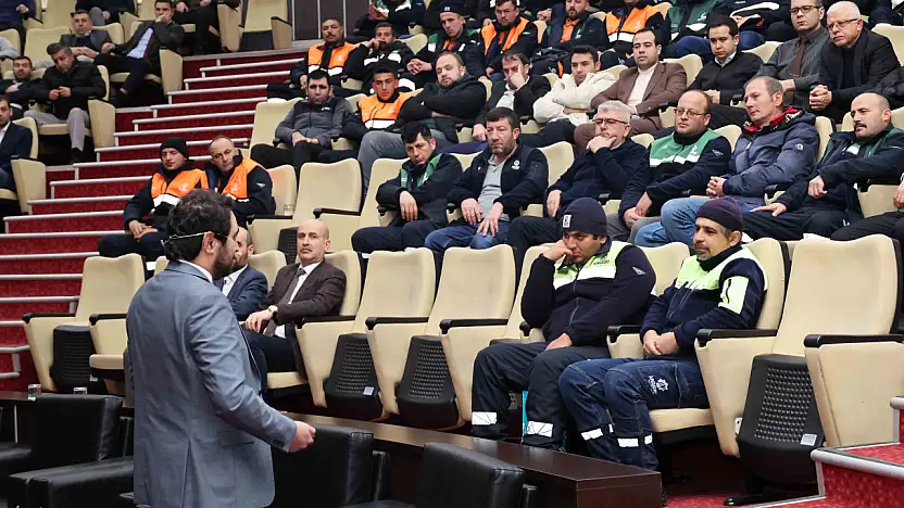 Karatay'da personele yönelik eğitimler sürüyor