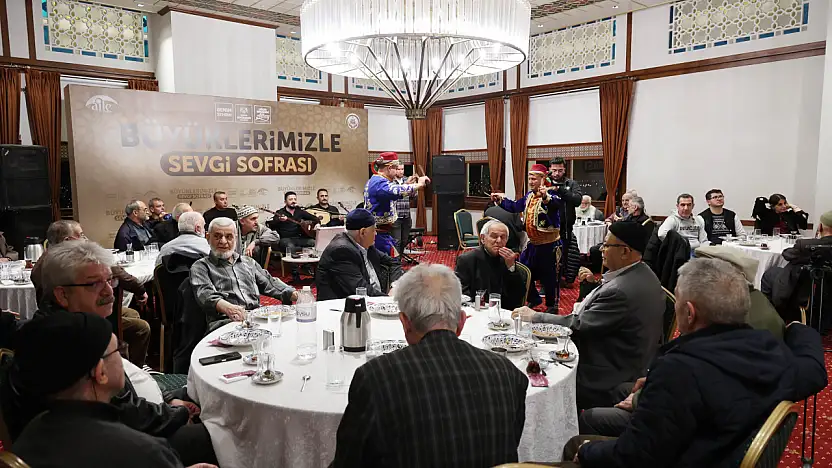 Konya büyükşehir'den 'büyüklerimizle sevgi sofrası' programı