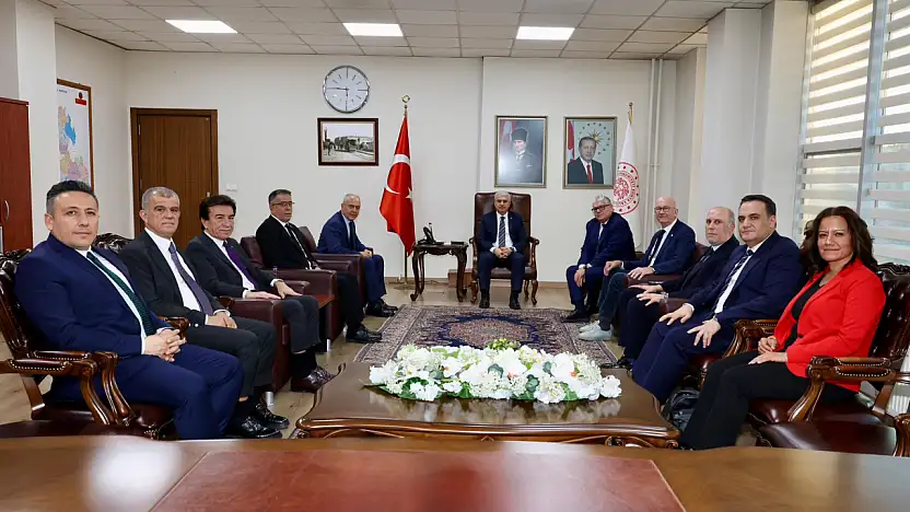 Konya'da Bisikletin Zirvesinden Vali Akın'a Ziyaret