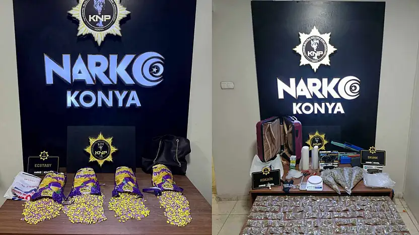 Konya'da Uyuşturucuya Büyük Darbe: 1 Ayda 187 Şüpheli Tutuklandı