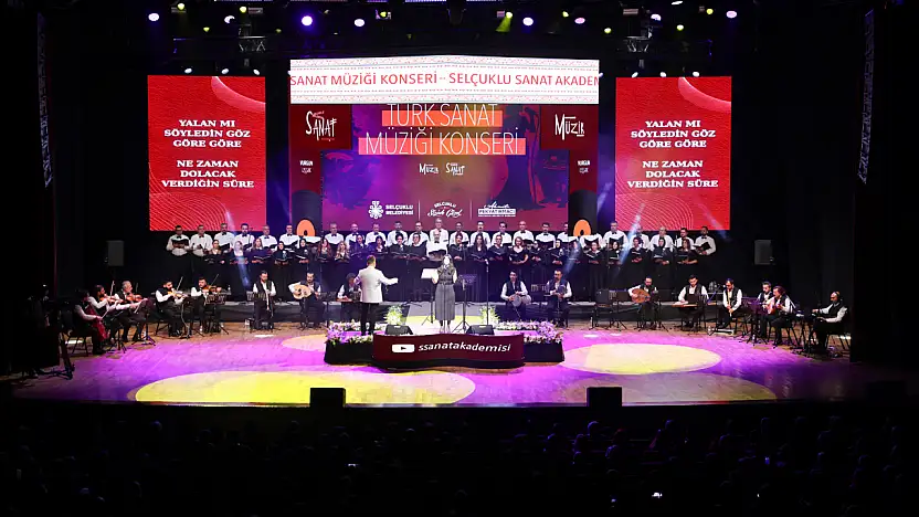 Selçuklu Belediyesi Sanat Akademisi'nden Türk Sanat Müziği Ziyafeti