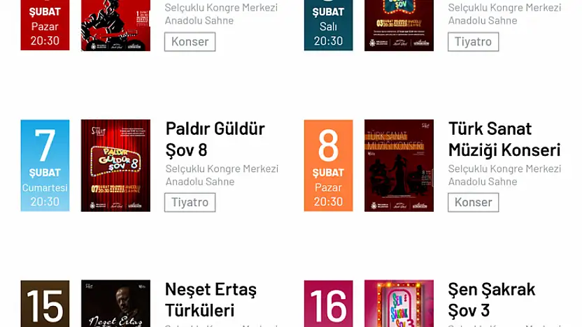 Şubat'ta Selçuklu sanat festivaline çıkıyor