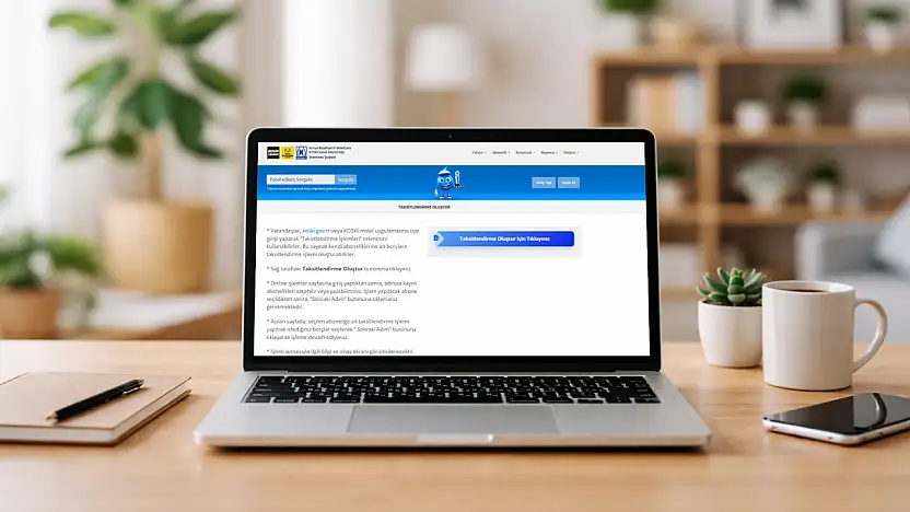 Türkiye'de bir ilk  Koski abonelik borçları onlıne taksitlendiriyor