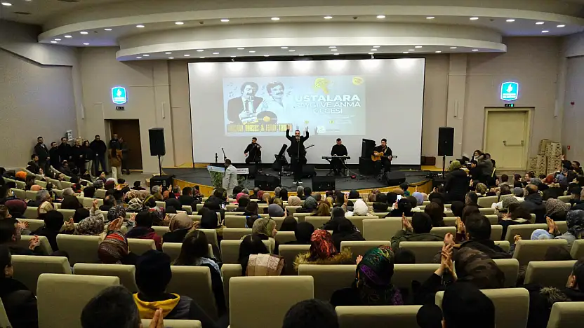 Ustalara Saygı Ve Anma Gecesine Yoğun İlgi