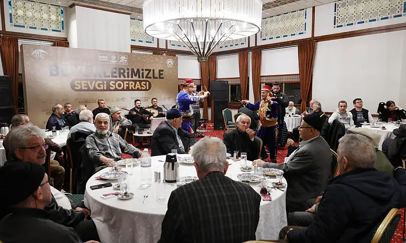 Konya büyükşehir'den 'büyüklerimizle sevgi sofrası' programı