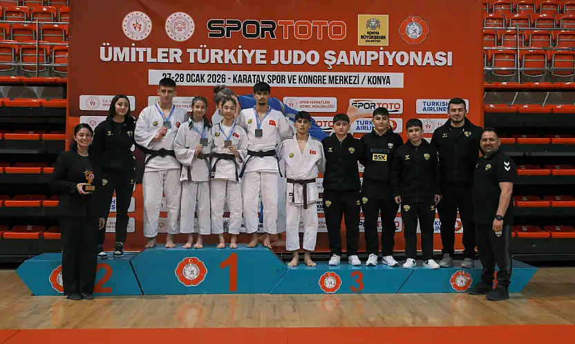 Konya Büyükşehir ümitler judo takımı Türkiye ikincisi oldu