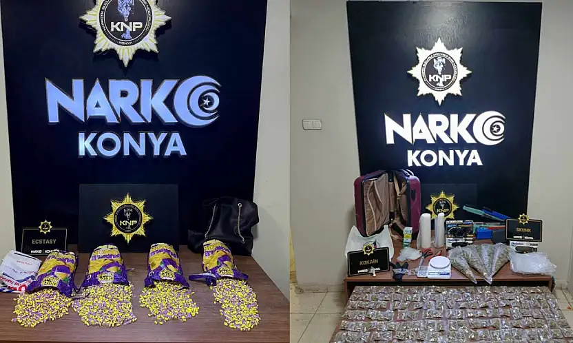 Konya'da Uyuşturucuya Büyük Darbe: 1 Ayda 187 Şüpheli Tutuklandı