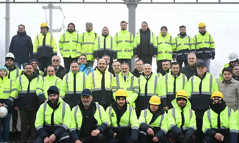 Konyaray Banliyö Hattı'nda Ray Birleştirme Kaynak Programı Yapıldı