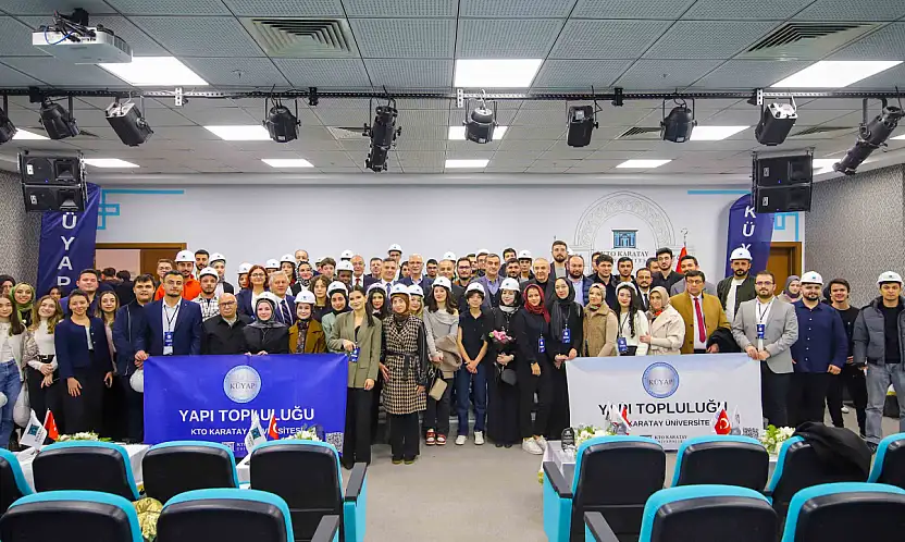 Mesleğe Ilk Adim: Kto Karatay Üniversitesi Öğrencileri Baretlerini Takti