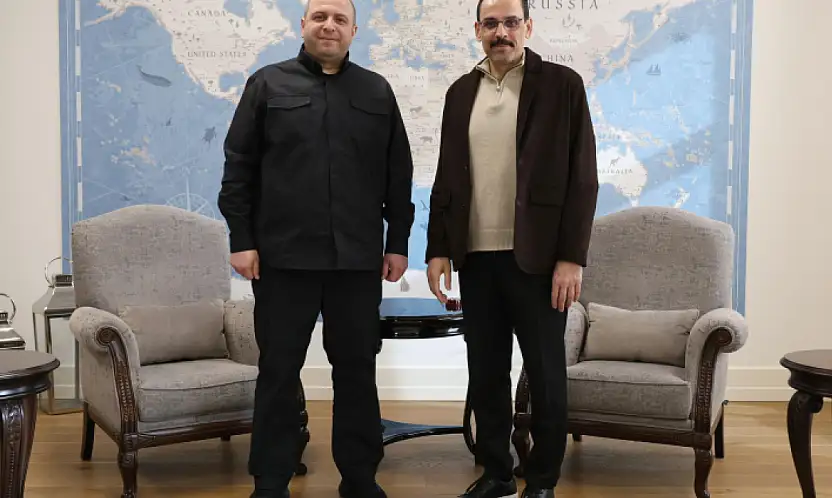MİT Başkanı Kalın, Ukrayna Ulusal Güvenlik ve Savunma Konseyi Sekreteri Umerov ile görüştü
