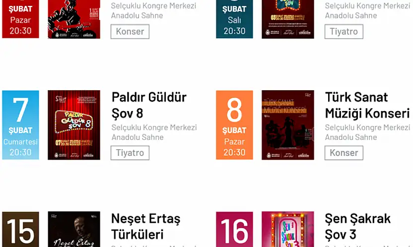 Şubat'ta Selçuklu sanat festivaline çıkıyor