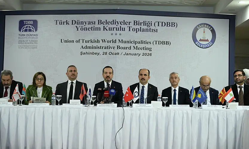 TDBB yönetim kurulu toplantisi Gaziantep Şahinbey Belediyesi'nin ev sahipliğinde yapıldı