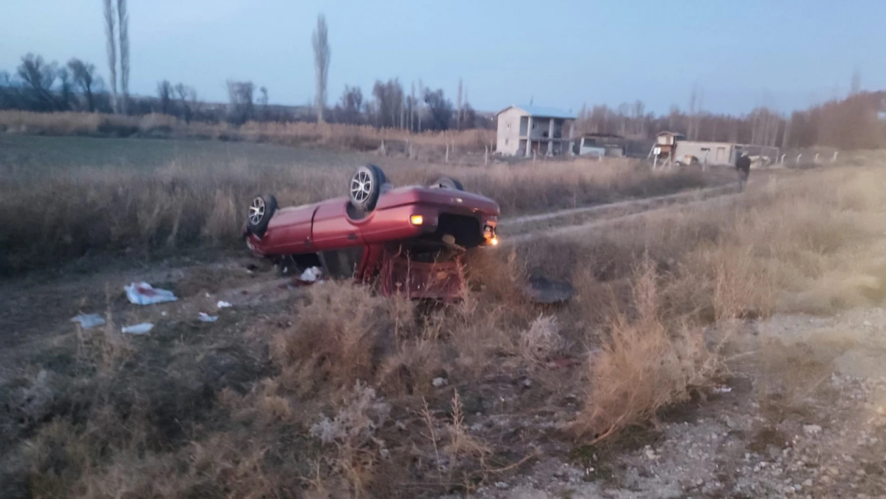 Konya Beyşehir yolunda kaza: Sürücü Ağır Yaralı