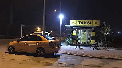 Konya'da 5 kişi taksicilere saldırdı!
