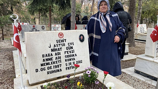 Konya'da şehitler anıldı